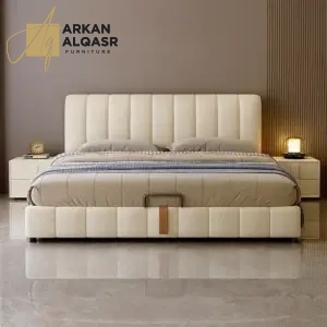 سرير مودرن مميز مع 2 كومود أوروبي