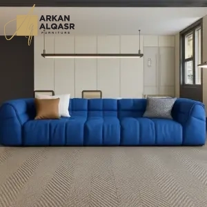 كنب صاله جلد بتصميم مودرن