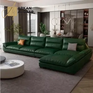 كنب زاوية بتصميم عصري مميز – تنجيد مريح وهيكل متين – يناسب المساحات الواسعة والزاوية