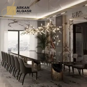 طاولة طعام فاخرة بتصميم ايطالي