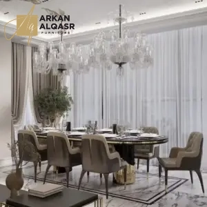 طاولة طعام فاخرة بتصميم ايطالي