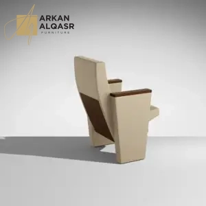 كرسي جلوس لغرفة المعيشة بتصميم مودرن وخشب متين مغطى بالجلد عالي الجودة