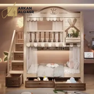 سرير اطفال دورين بطابع مميز